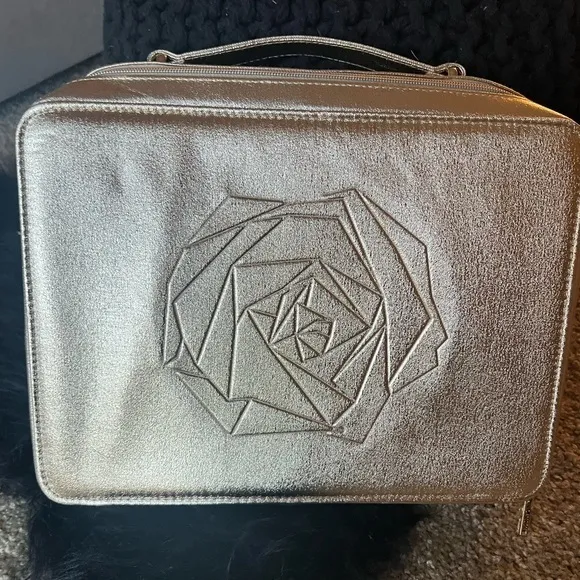 Lancôme travel case with handle gold‎ NWOT Gold - Image 2