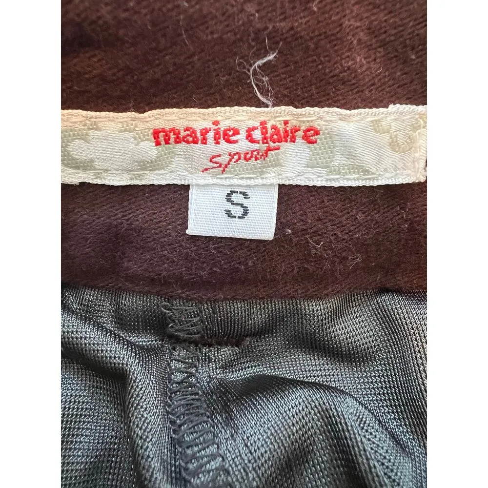 Marie Claire Sport Corduroy Hearts Mini Skirt/Skort Small Brown - Image 4