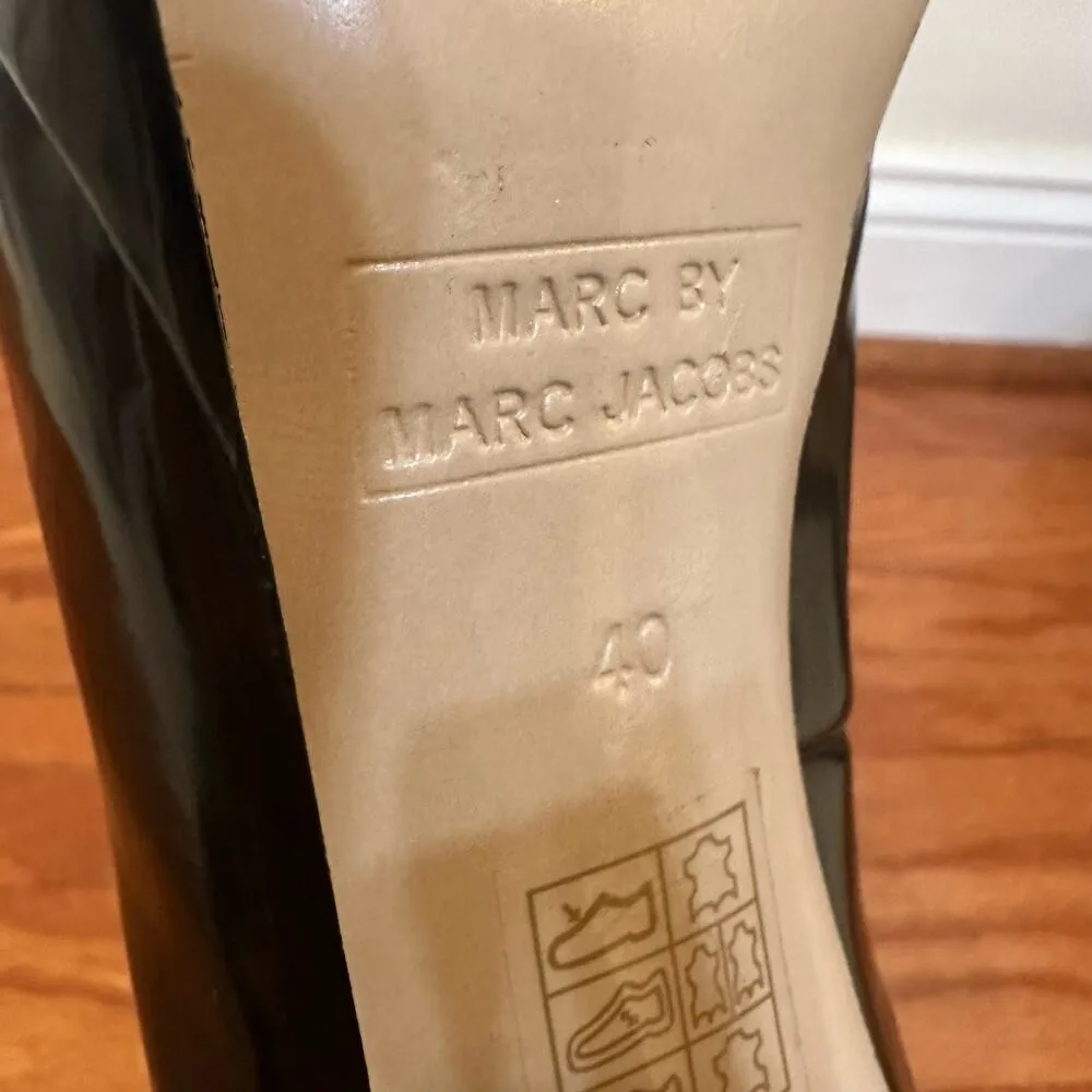 Marc by Marc Jacobs Black Platform Heels sz 40 US z 9.5 Black Pumps - Image 7