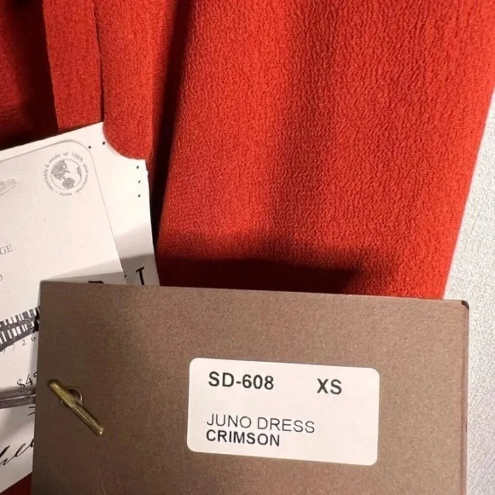 Nicholas K x Free People NWT Juno Dress in Crimson XS ($450) - Image 8