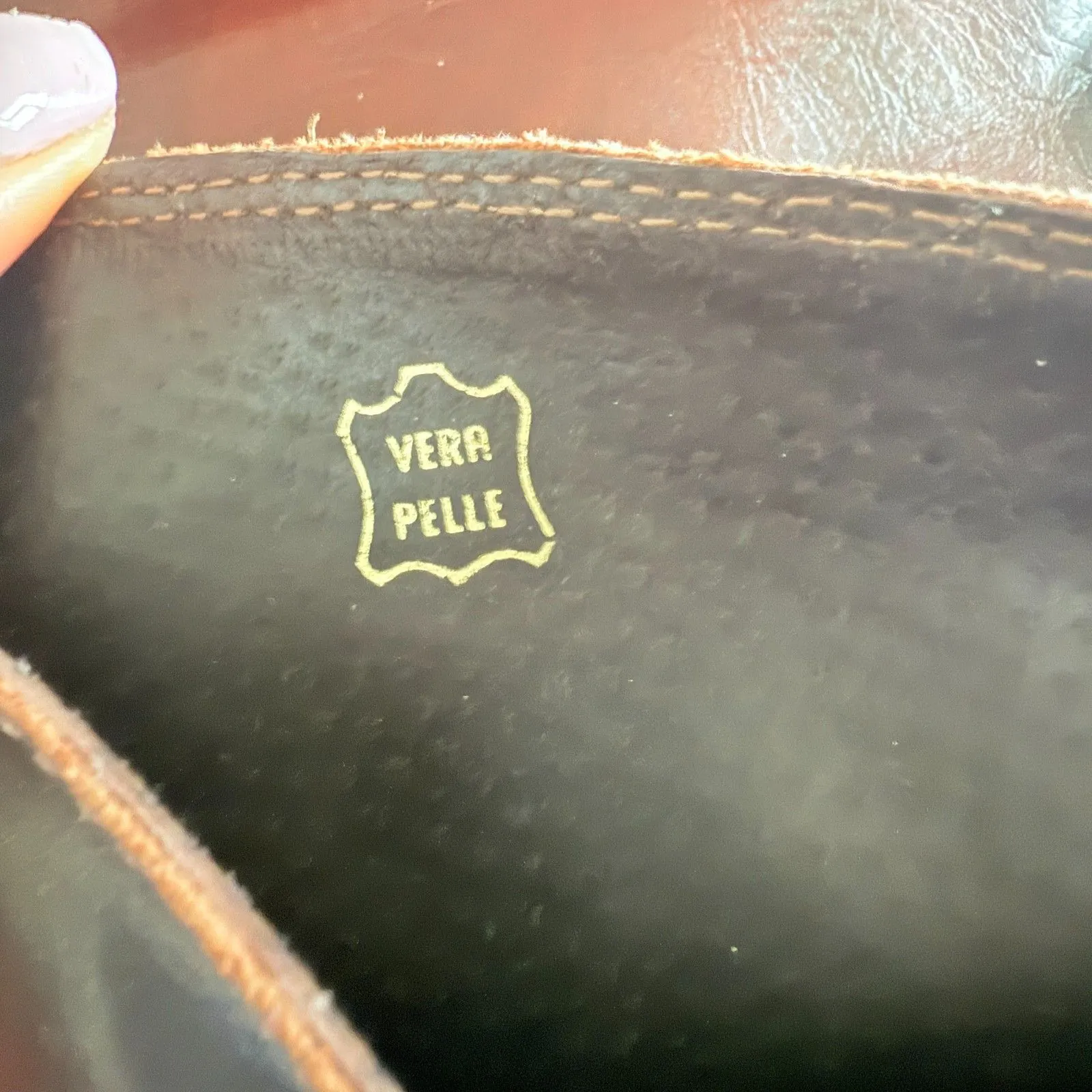 Vintage Nana Wester Studded Side Zipper 3" Block Heel Boots Sz 38 (7.5) Brown - Image 4