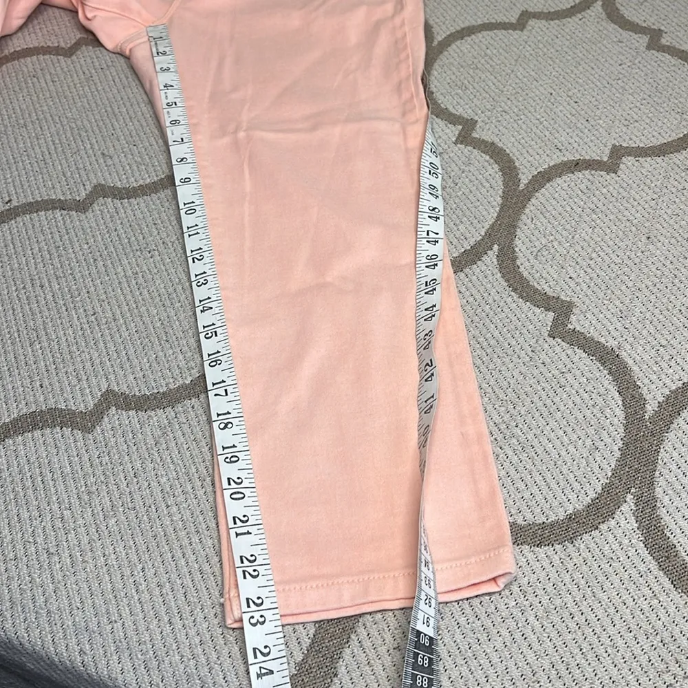 💰 Michael Kors Izzy Cropped Skinny peach jeans - Image 7