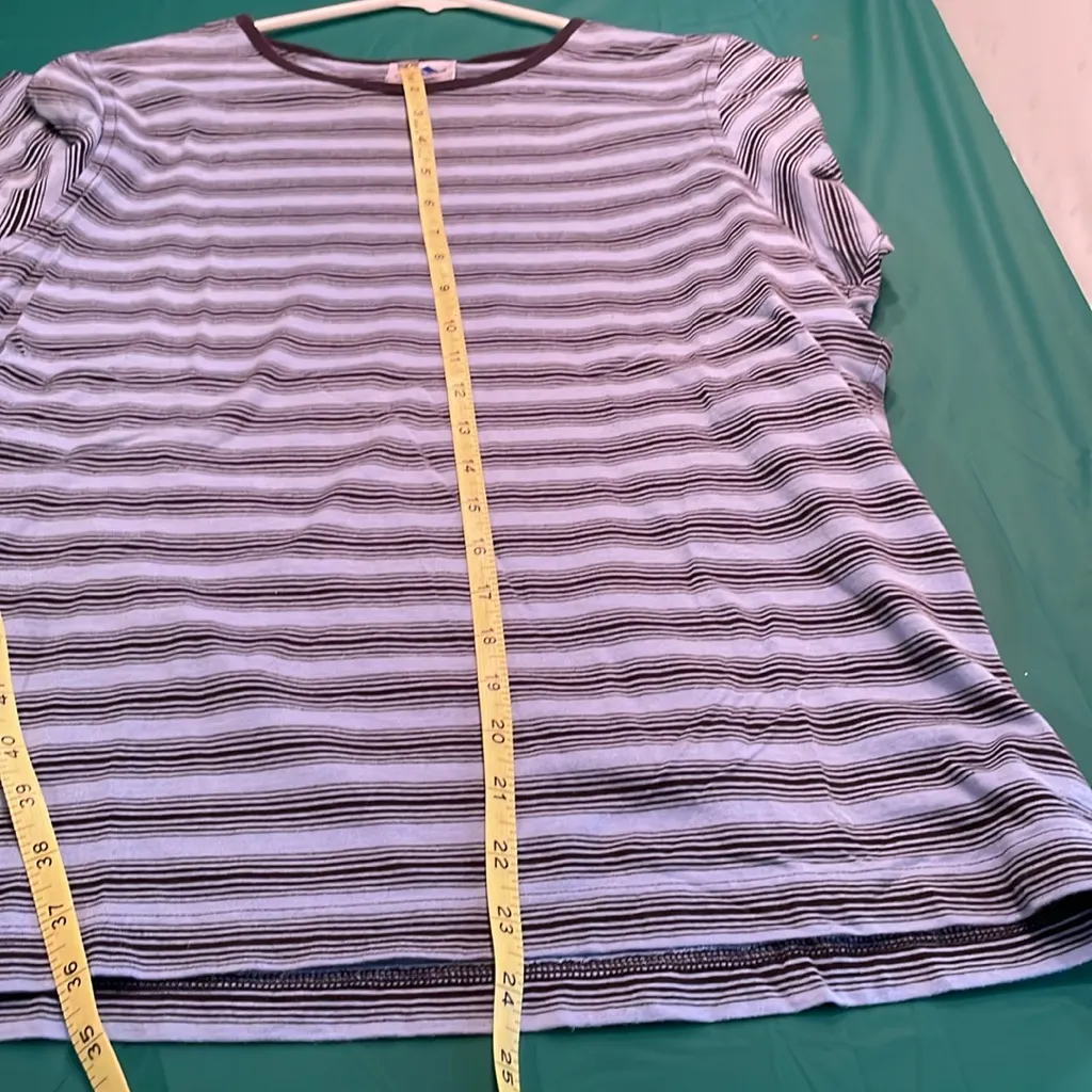 Adidas Women’s Striped Climalite  T-Shirt - Image 6