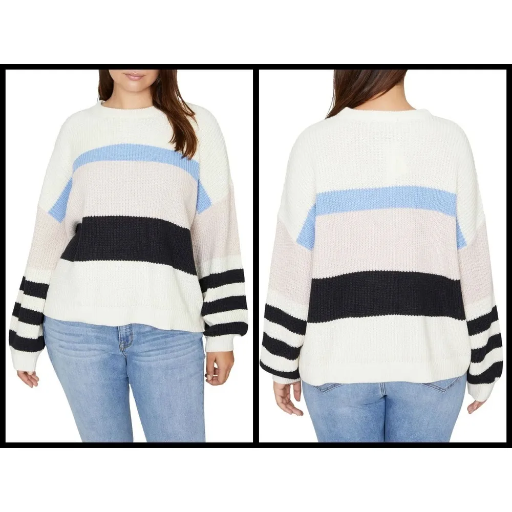 💕SANCTUARY💕 Playful Stripe Shaker Stitch Sweater - Image 4