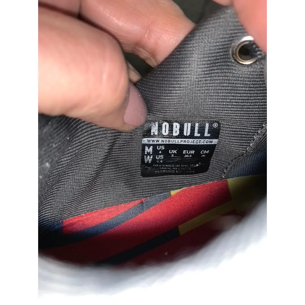 NOBULL Lightning Trainer Unisex‎ Sneakers Gray Rainbow Men's 6 / Women's 7.5 - Image 8