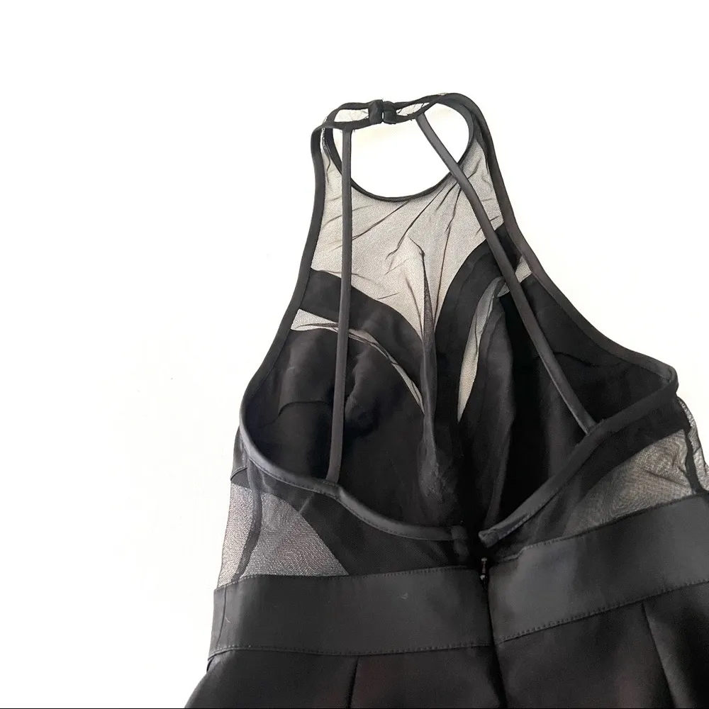 Nasty Gal Mesh Cutout Mini Halter Dress - Image 7