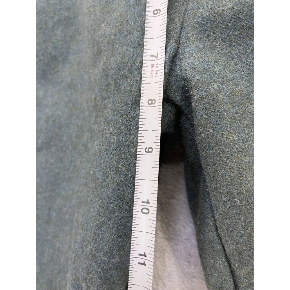 Buffalo David Bitton  Women's Bermuda Shorts Wool Blend Solid Green Size 28 Leash - Image 10