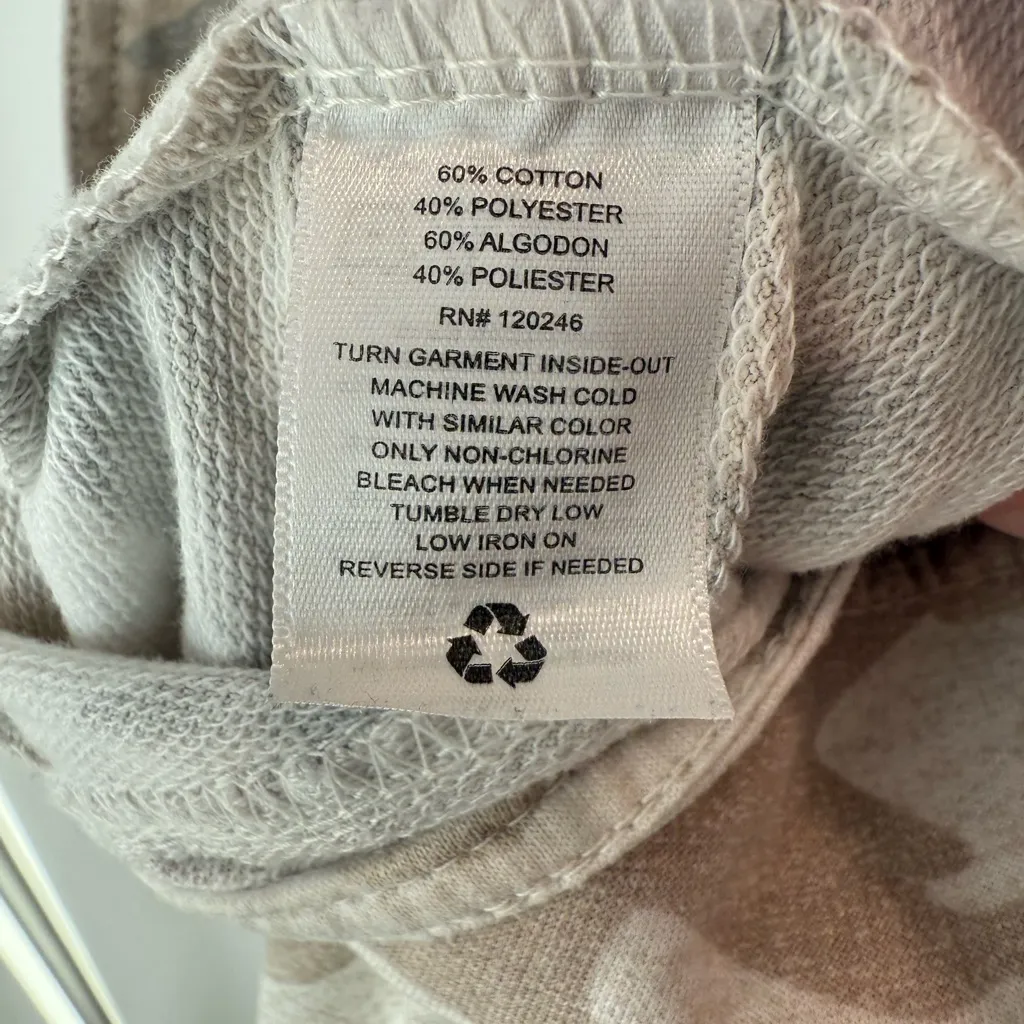 Wallflower Camouflage Overall Shorts size XL Tan - Image 4