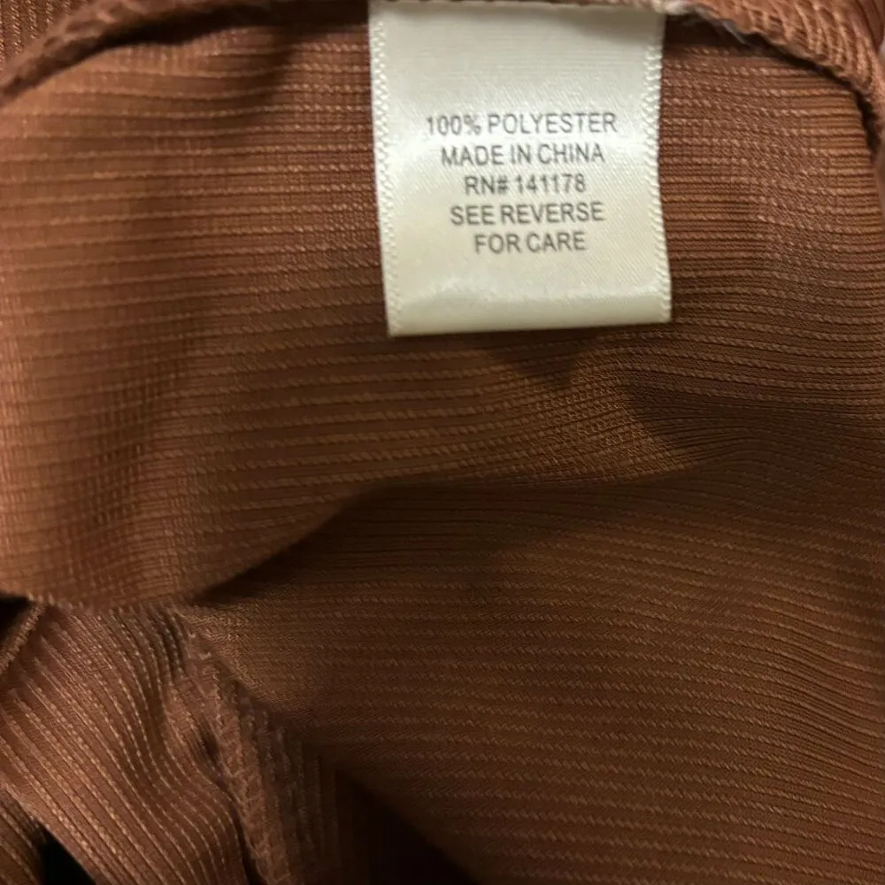 Kirious Women's High Rise Brown Corduroy Pants Size Medium - Image 9