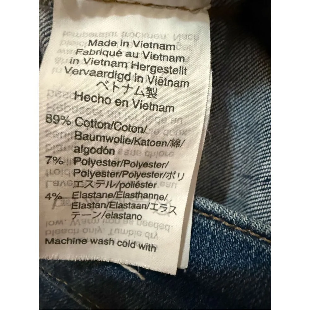 Madewell 10" High-Rise Raw Hem Button Fly Skinny jeans Style# J7914 size… - Image 15