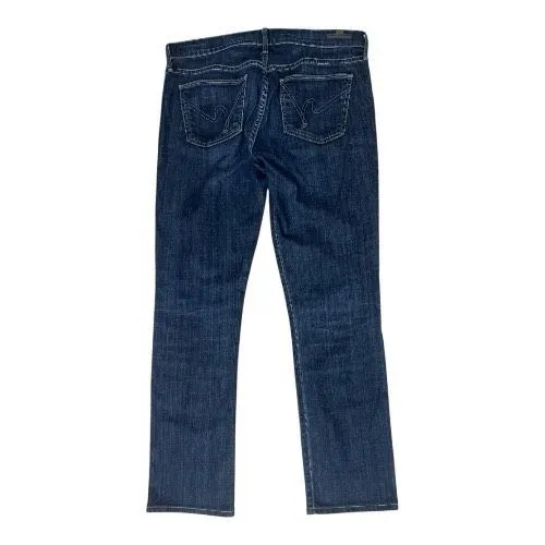 Citizens of Humanity AVA Women Blue Low Rise Straight Leg Jeans Size 29 Denim - Image 6