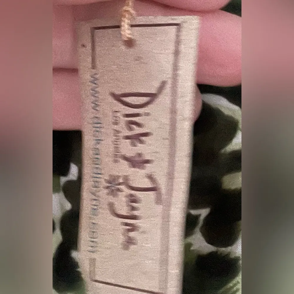 NWT Dick and Jayne green animal print, tiered, high low midi skirt; size M Size M - Image 6