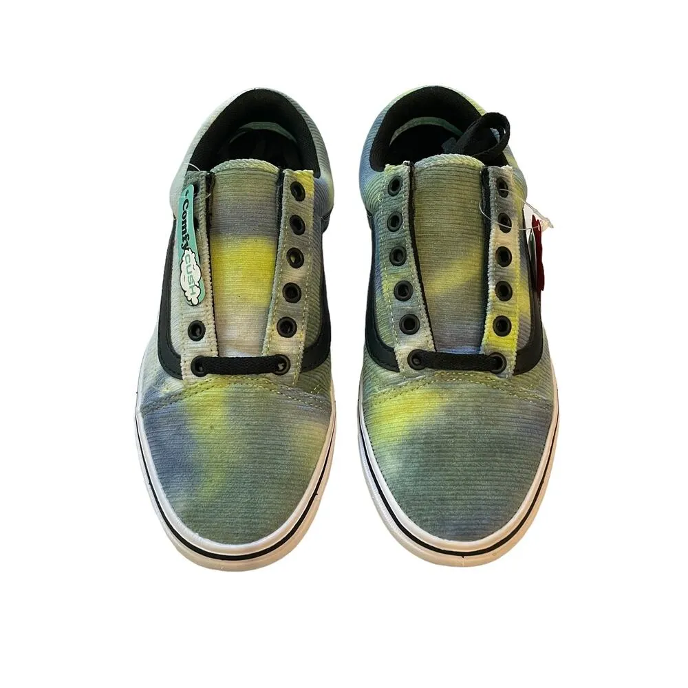 NEW Vans Comfycush Old Skool “Blotched" Tie Dye Corduroy Shoes Mens 6 Womens 7.5 - Image 9