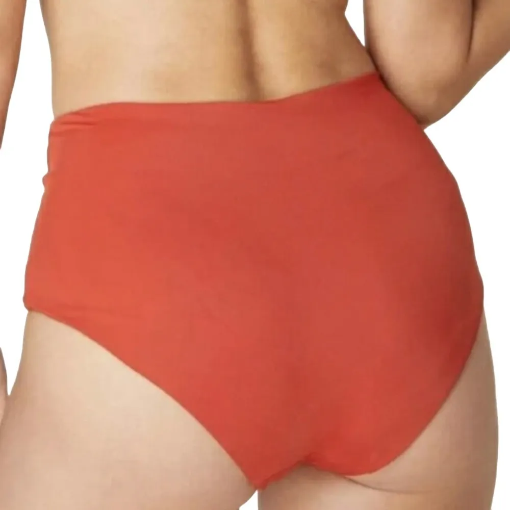 Andie The Snap Bottom Eco Nylon Chili Pepper Swimwear Bathing Suit Size S New - Image 4