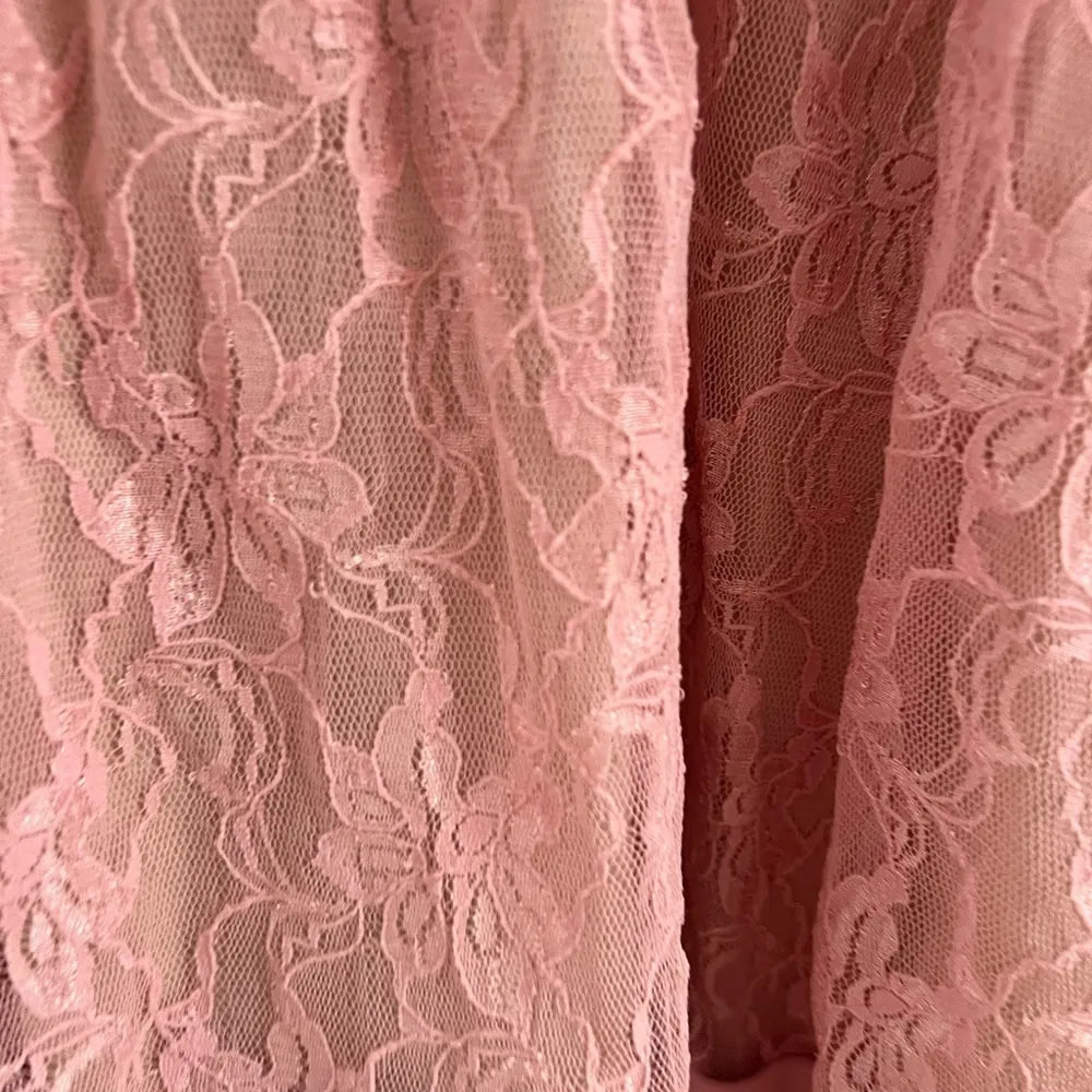 Rampage NWT Y2K Babydoll Spaghetti Strap Pink Lace Vintage Going Out Top Cami M - Image 8