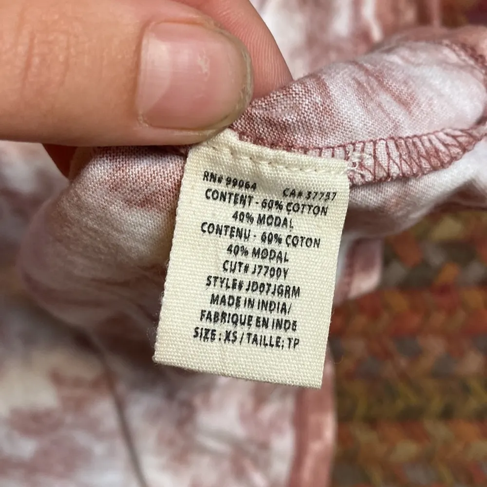 BILLABONG PINK TIE DYE KNIT DETAIL BEACH MINI DRESS - Image 5