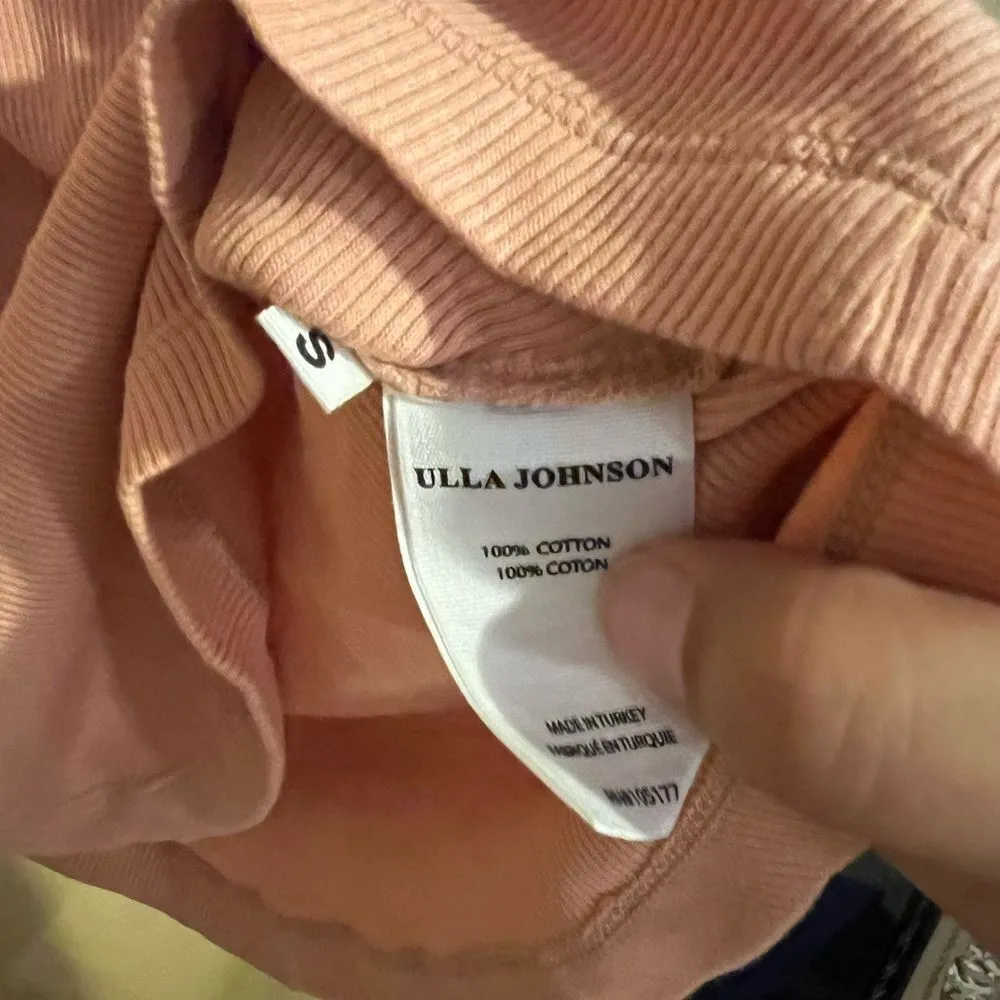 Ulla Johnson Bailey tank ribbed bow strap tank top small - Image 8