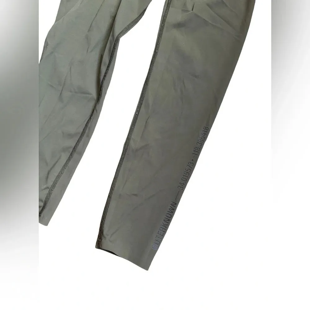 Outerknown Active Leggings Olive Women’s Size S - Image 4