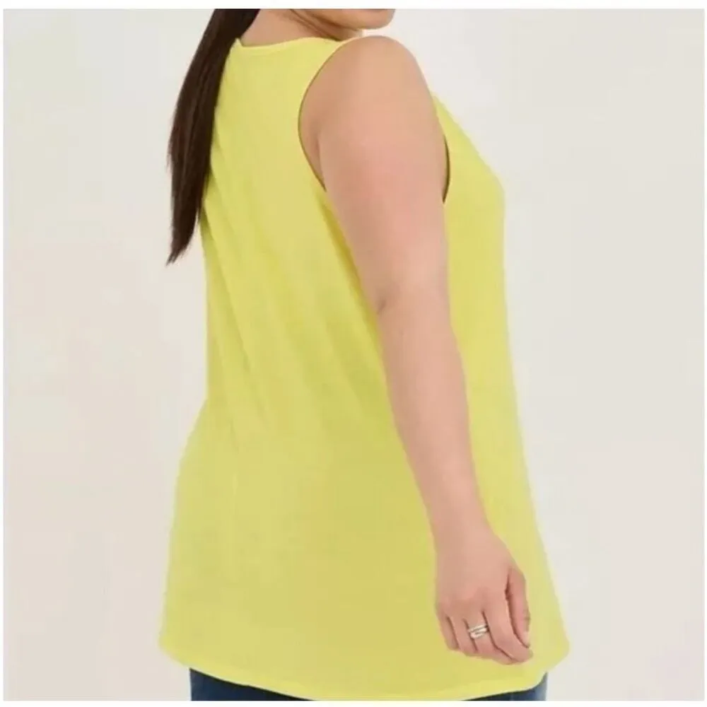 ✨Torrid Brand Chartreuse Lime Green Tank Sz 2X Top✨ - Image 3