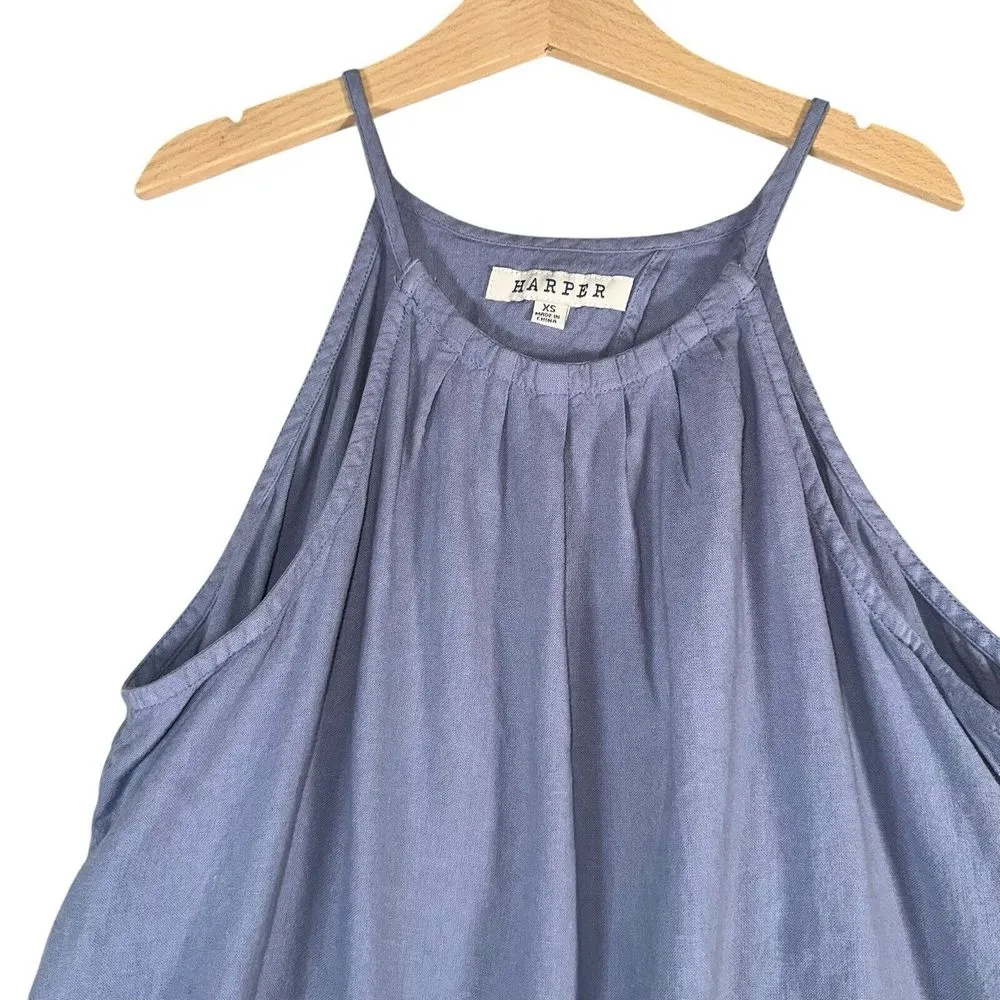 Harper‎ Heritage Womens Denim Feel Blue Chambray High - Image 3