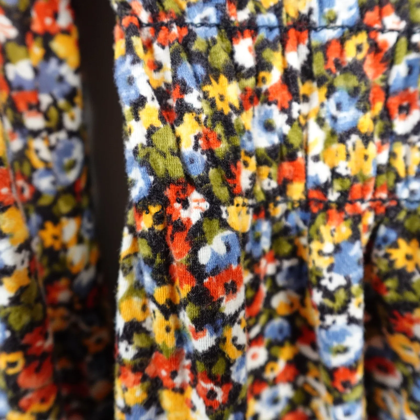 Vintage 60s 70s Young Innocent by Arpeja Floral Peasant Sleeve A - Image 11