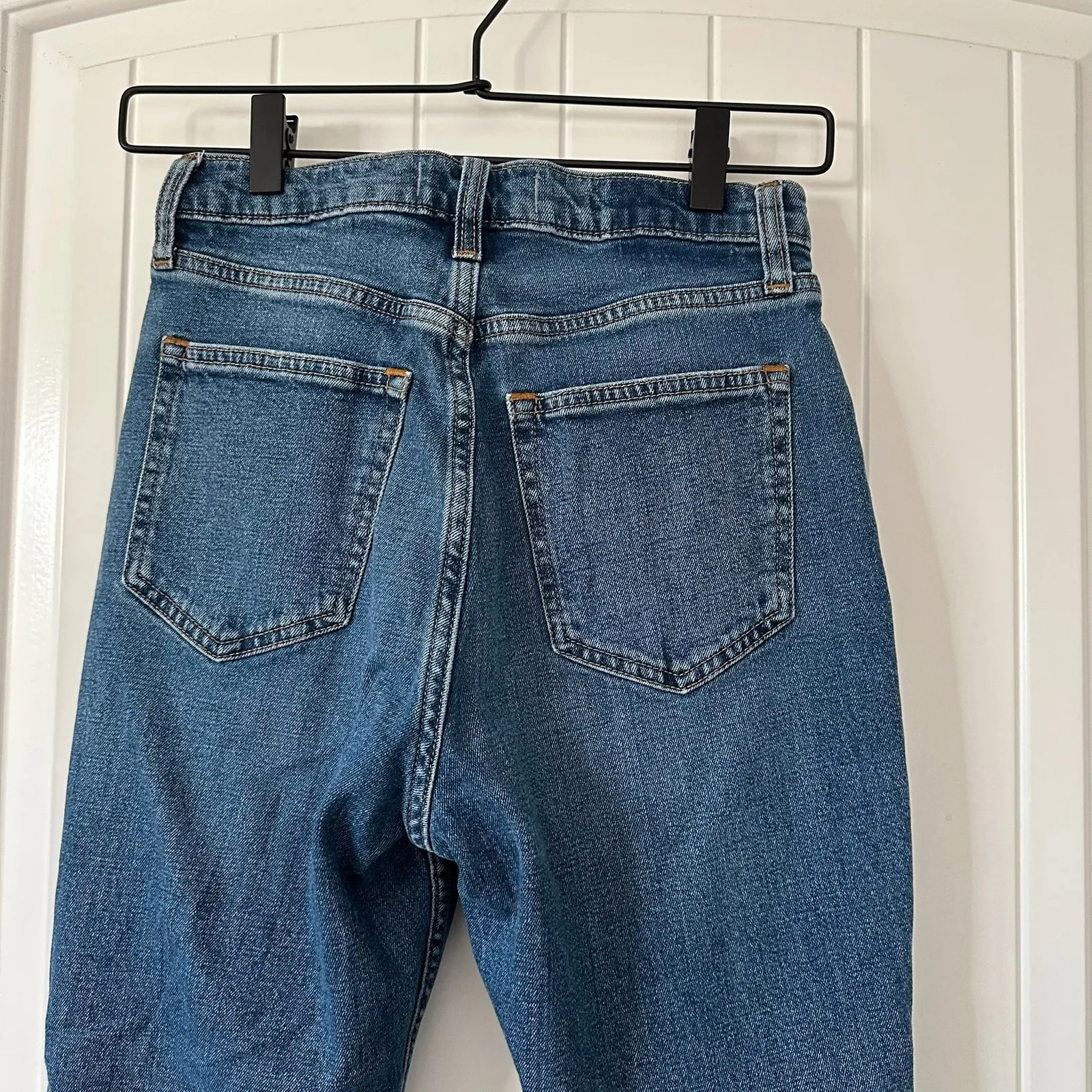 Ankle Straight‎ Ultra High Rise Distressed Jeans 4/27 Curve - Image 5