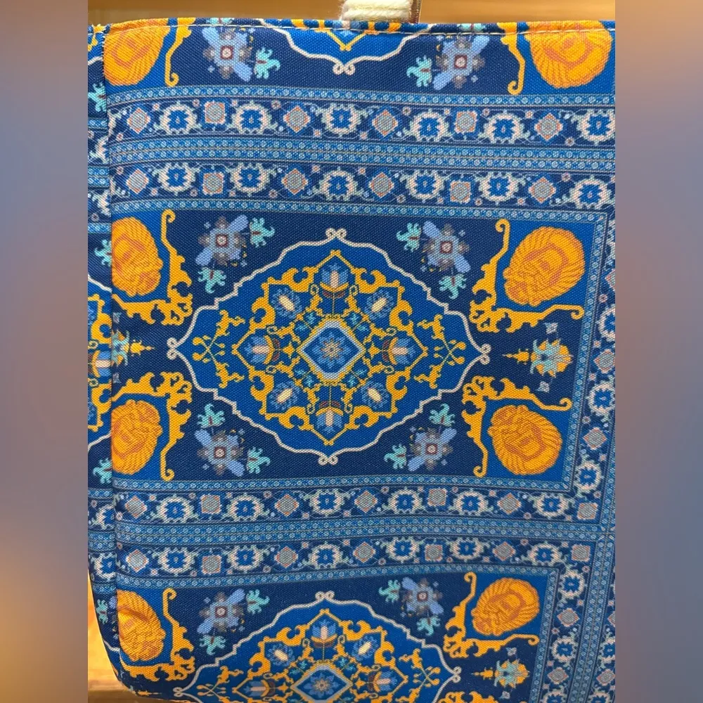 Girls’ Disney Princess Aladdin Jasmine Tote Shoulder Bag Handbag Blue/Golden - Image 4