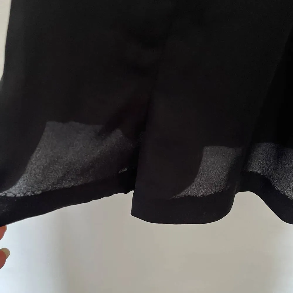 IMPECCABLE PIG Halter Top Short Womens Romper Sz Small Black Flutter Whimsigoth - Image 11