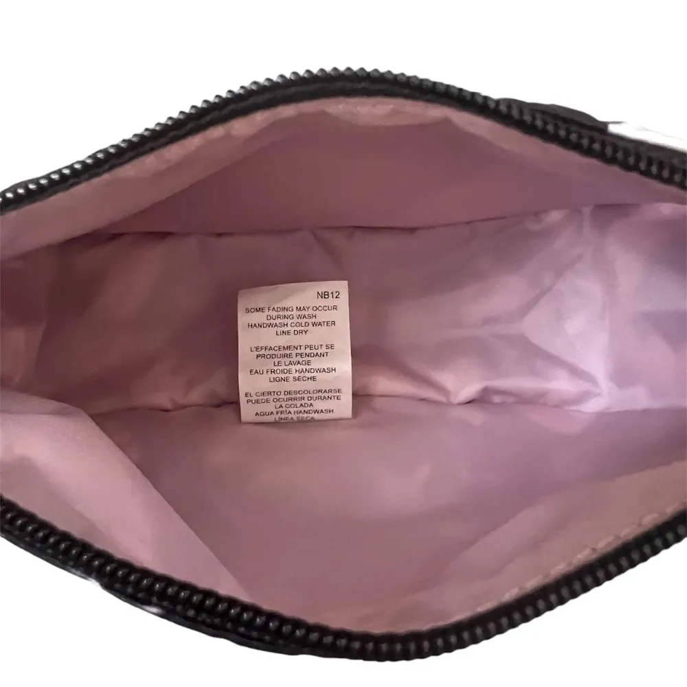 Lesportsac black pouch with heart floral pattern - Image 4