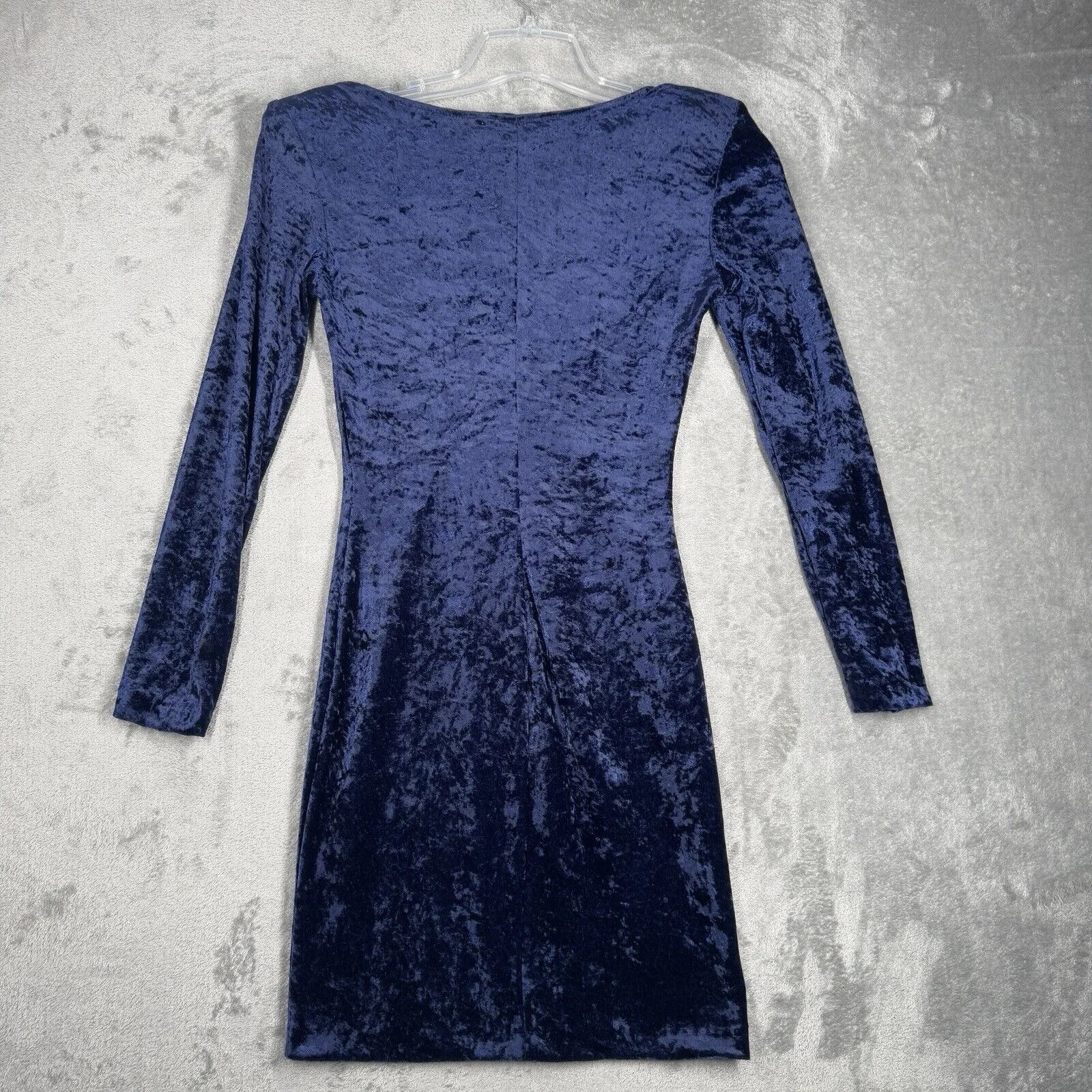 All That Jazz Dress Womens Small‎ Blue Crush Velvet Mini Dress Party Formal Y2K - Image 3