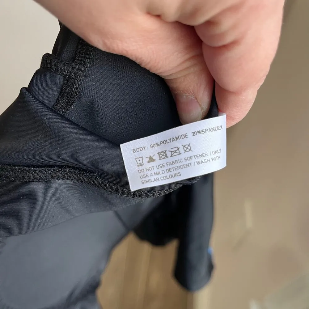 NOOYME Women's Black & Blue Bike Shorts for Cycling with 3D Padding Size M Size M - Image 7