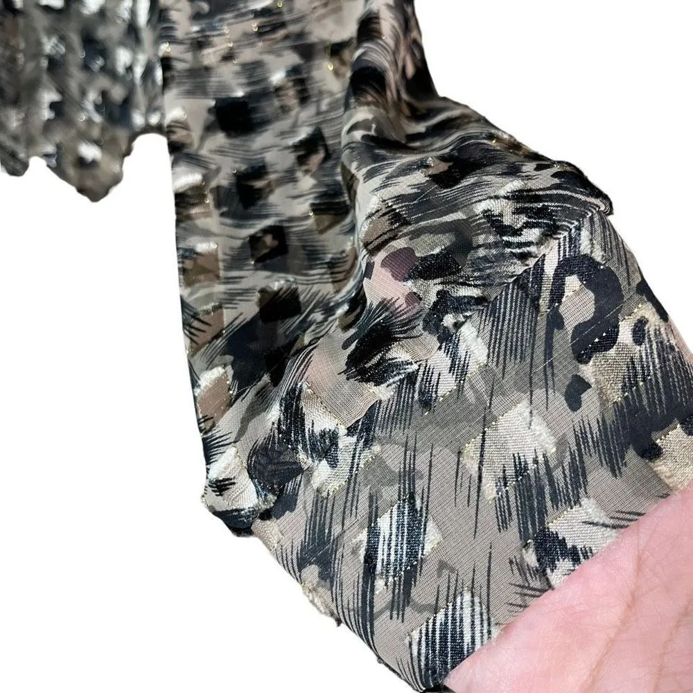 Vintage MGR Button Down Tie Long Sleeve shirt Size Large - Image 4