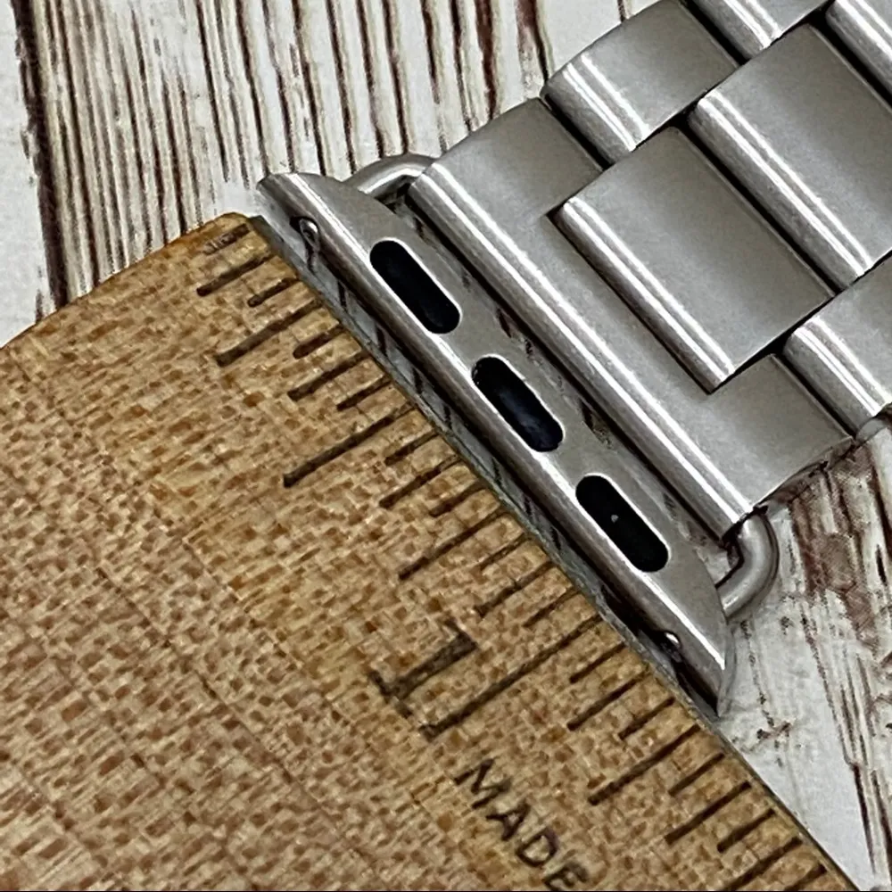 Libra Gemini Stainless Steel Apple Watchband - Image 6