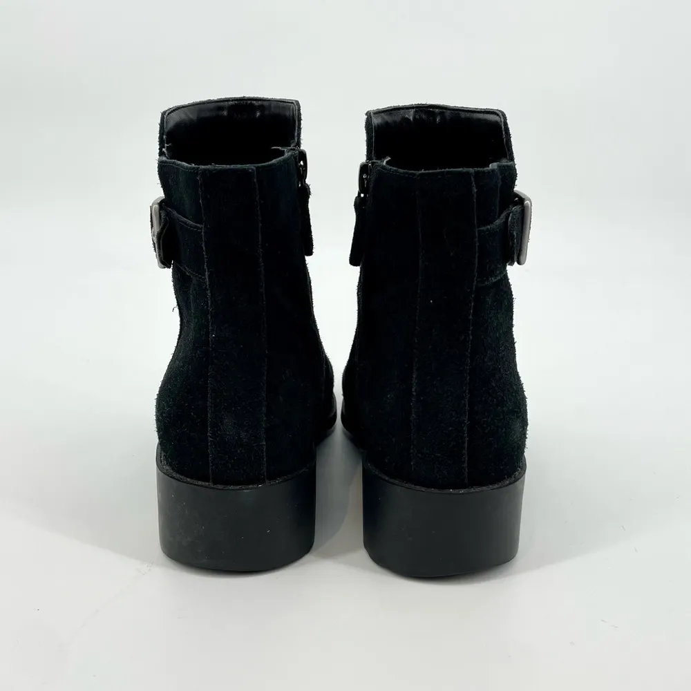 Cole Haan Indiana Suede Waterproof Heeled Ankle Boots in Black Size 7.5 - Image 5