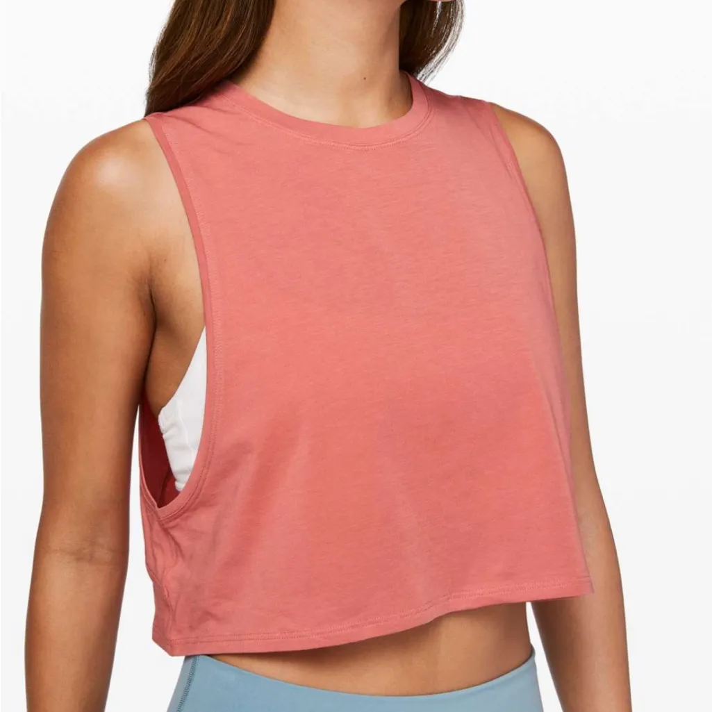 Lululemon • Muscle Love Crop Tank Rustic Coral - Image 3