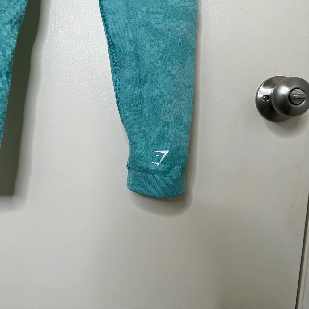 Gymshark Adapt Camo Leggings in Aqua Blue - Image 8