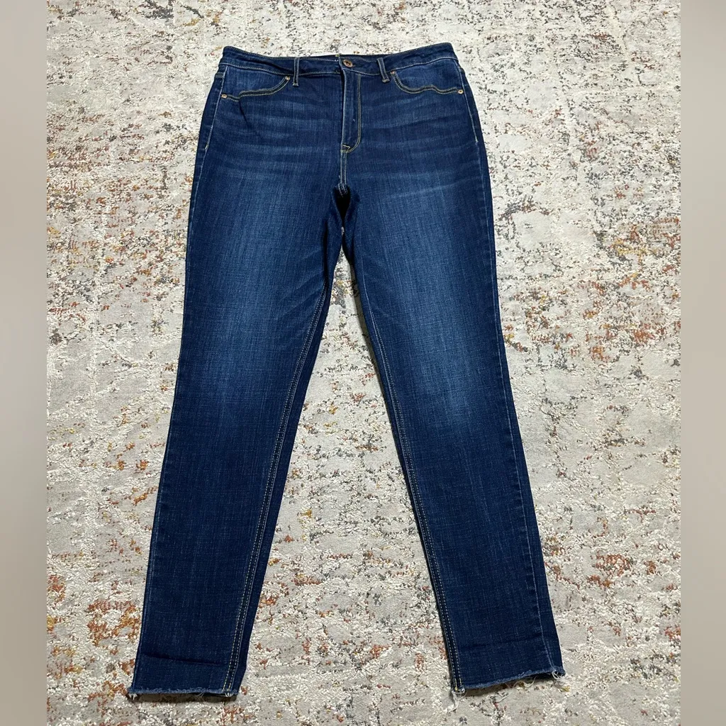 AMERICAN RAG cie high rise skinny jeans size 13/31 dark wash - Image 11