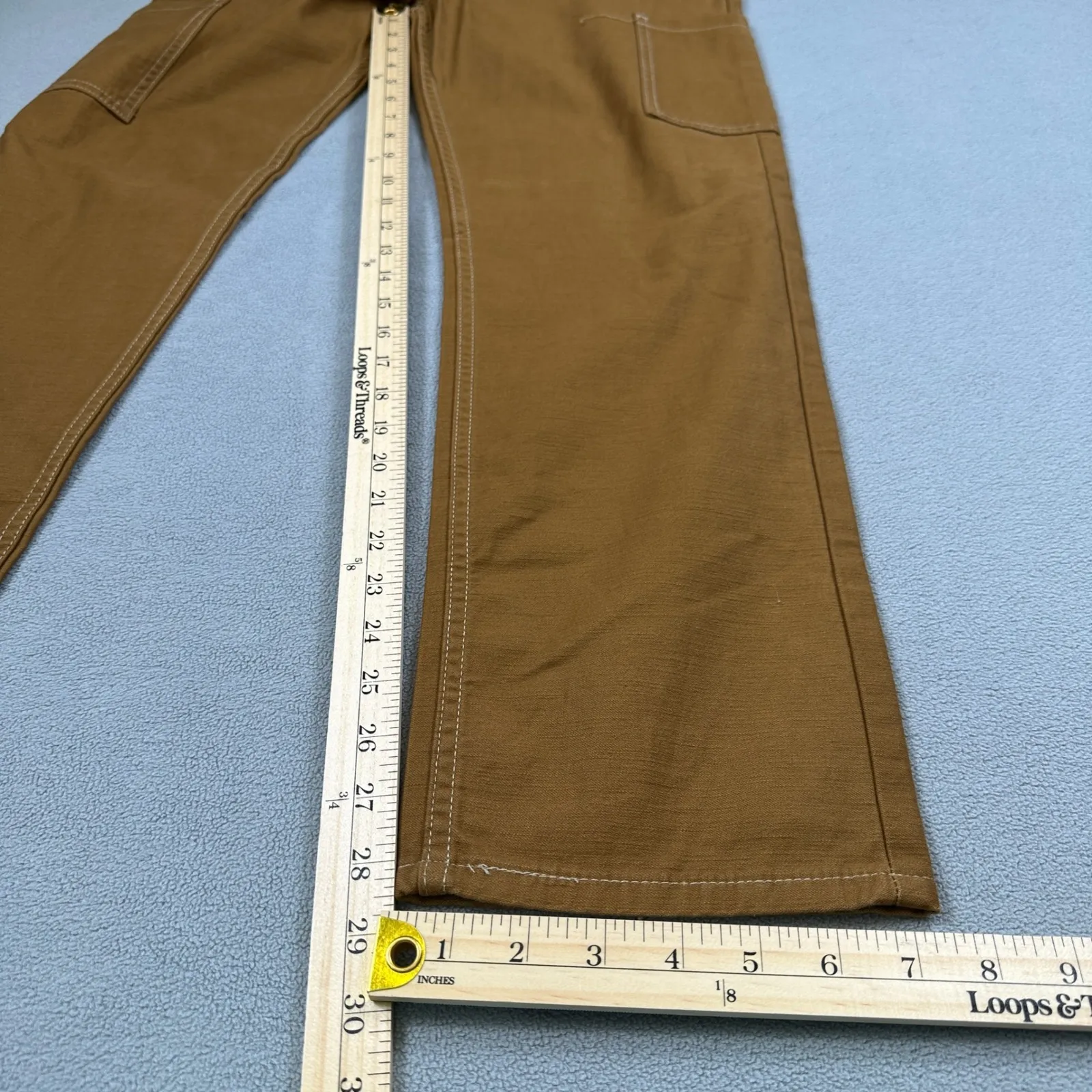 Denizen Levis Pants 4 27W Vintage 90s Utility Loose Straight Mid Comfort Stretch - Image 5