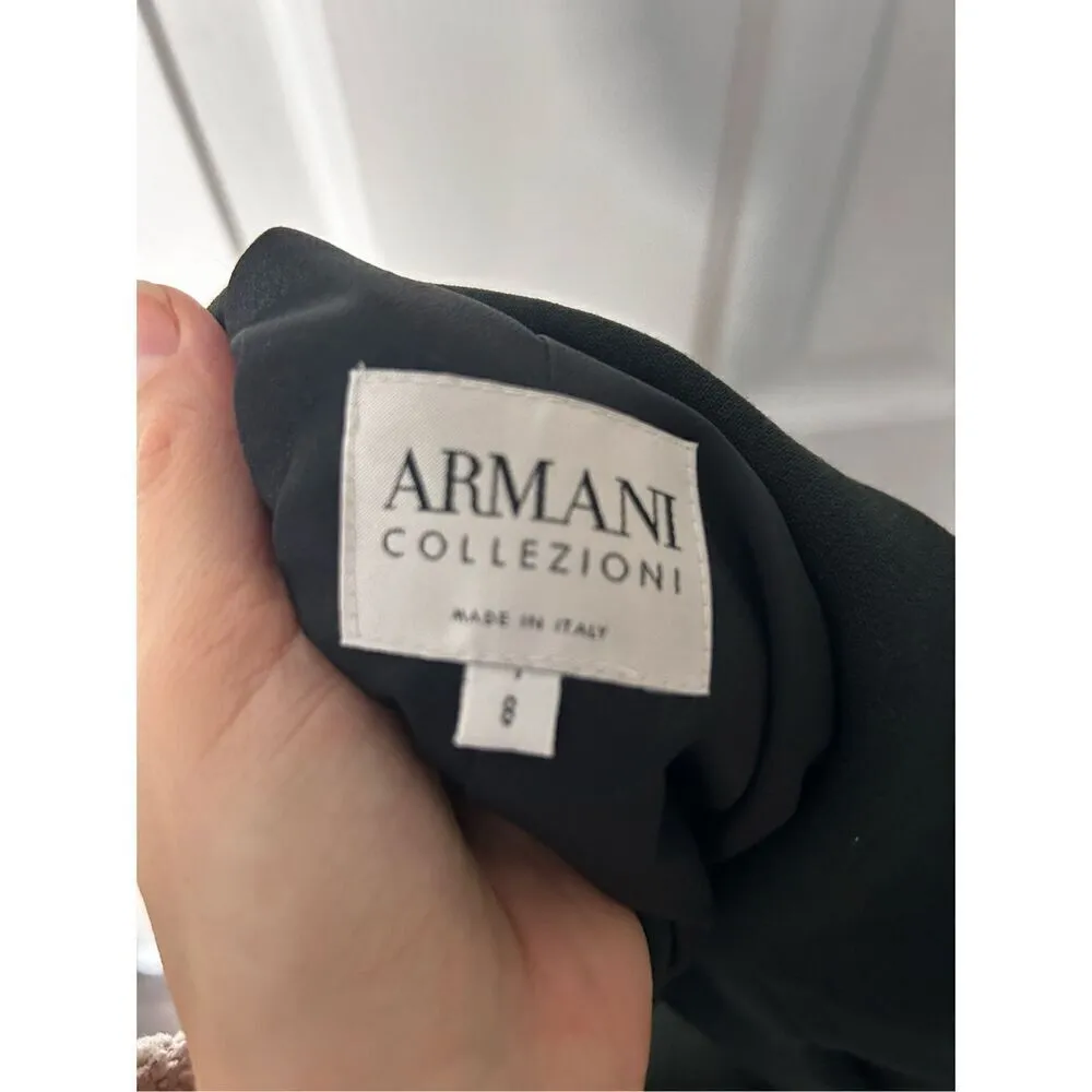 Armani Colleaiono vintage black blazer size 8 has imperfections - Image 3