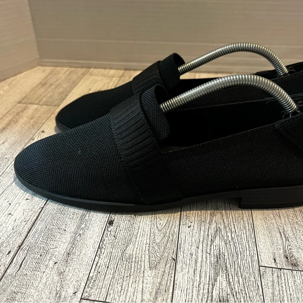 Tahari Women's Mykonos Knit Slip-On Loafers Black Size 7.5M Comfort Vegan - Image 3