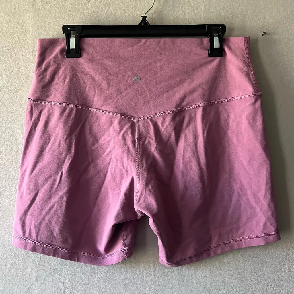 Lululemon Mauve Pink Biker Shorts Size 14 - Image 5