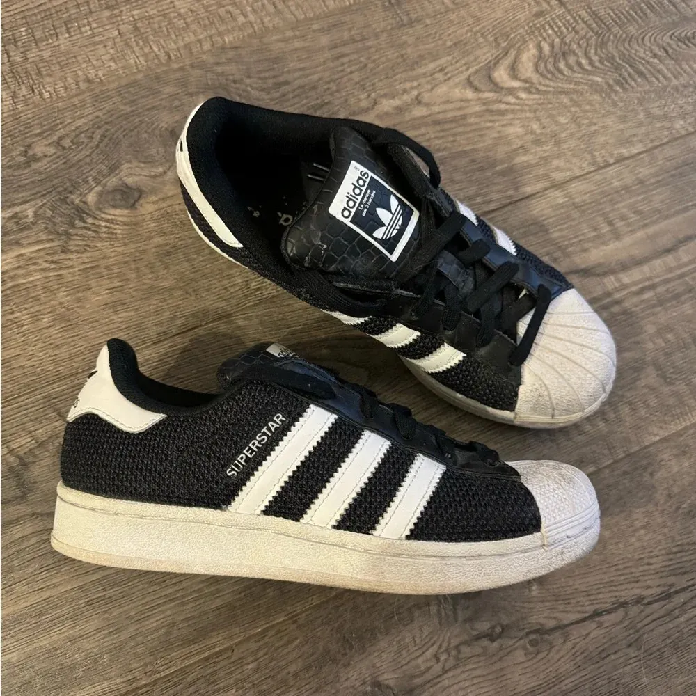 Adidas Superstar 'Herringbone - Black White' - Image 3