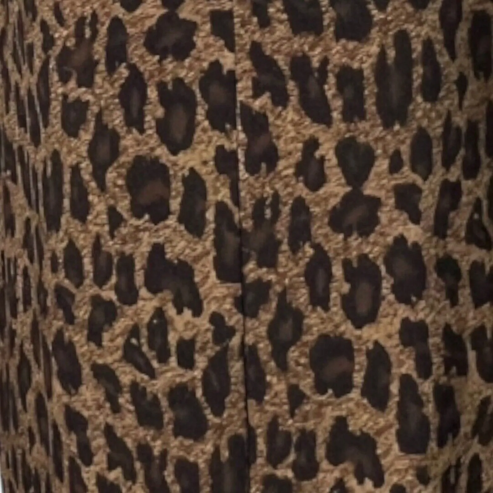 Lauren Ralph‎ Lauren Dress Brown Black Cheetah Print Sheath Chic Edgy Career - Image 5