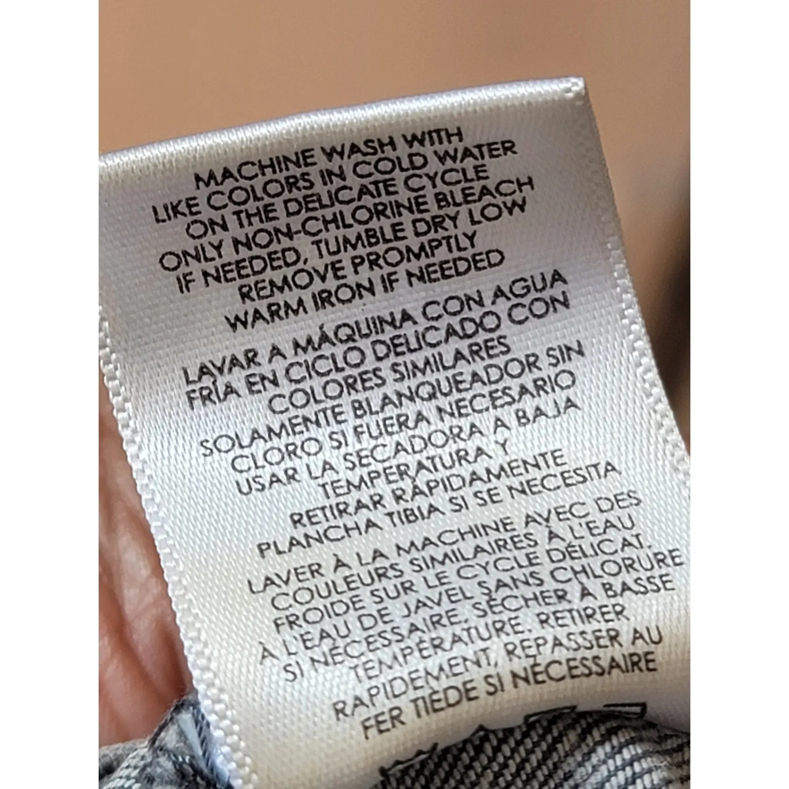 Cabi Skinny Jeans Women's Size 4 Gray Cotton Blend Zipper Stretch Lightweight - Image 10