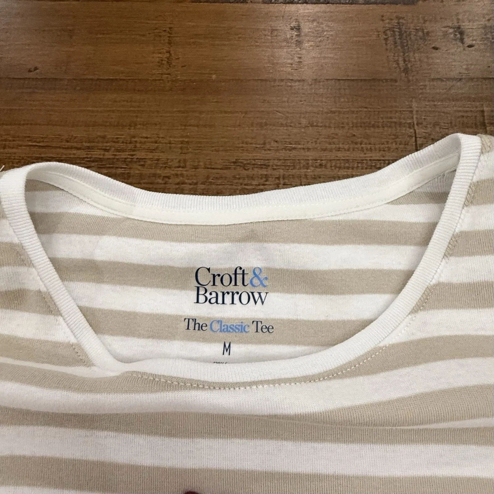 Croft & Barrow Set Of 2 Tops Shirts‎ Women's Size Medium Floral Short Sleeve - Image 3