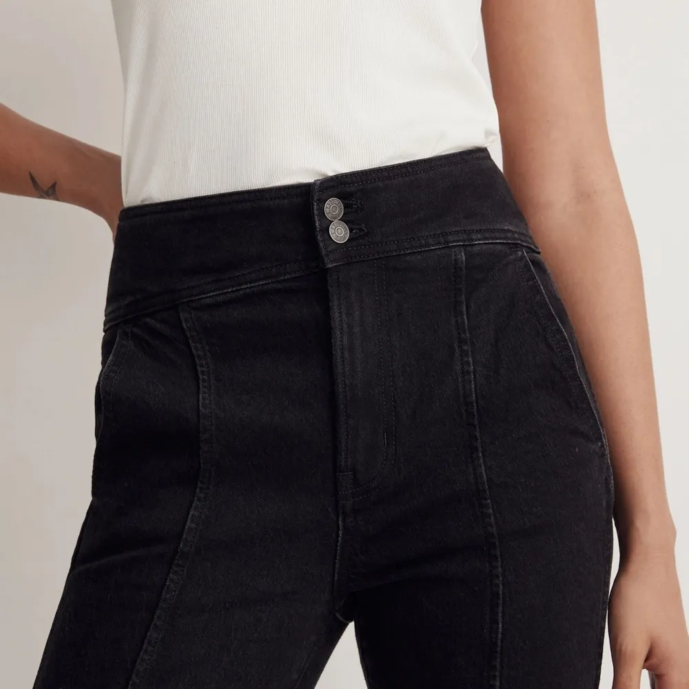 Madewell The Perfect Vintage Jean in True Black Wash: Tuxedo Edition EUC Size 32 - Image 4