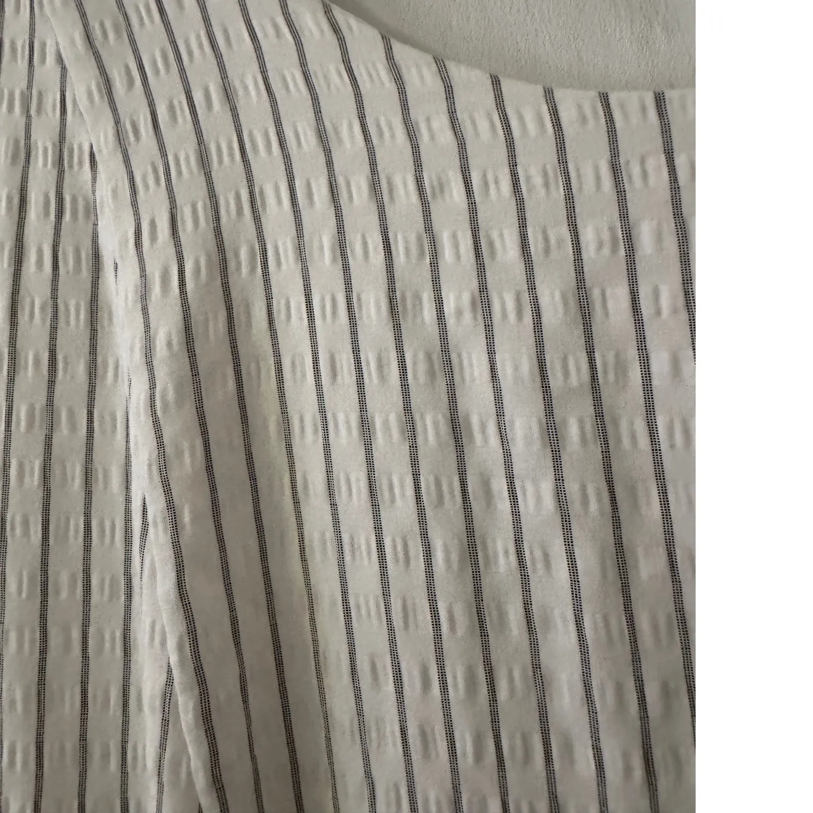 Saks off 5th sz 14 Calvin Klein Striped Flowy Handkerchief Hem Midi Dress Lined - Image 11