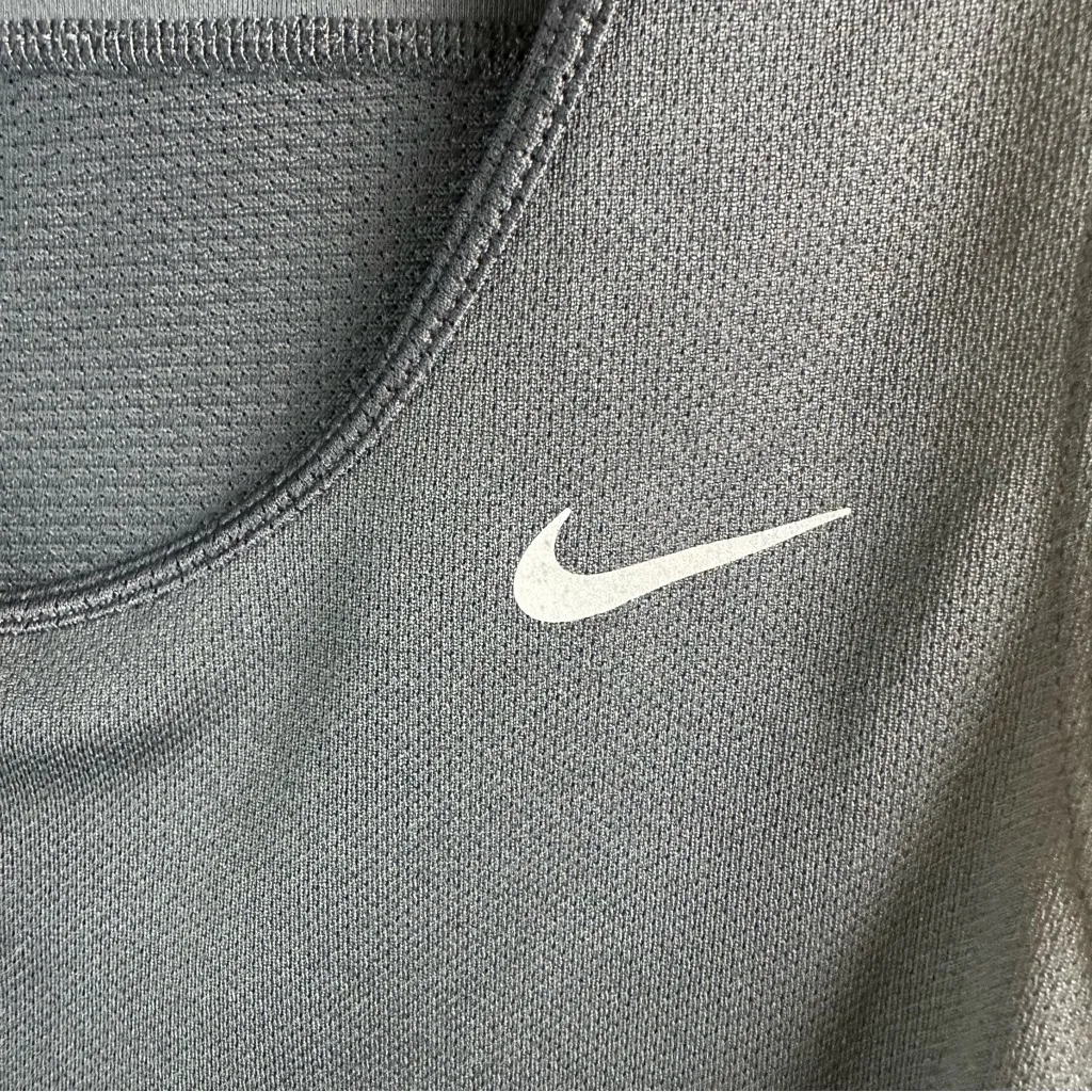 Nike Charcoal Dri-FIT Athletic Tank - Image 5