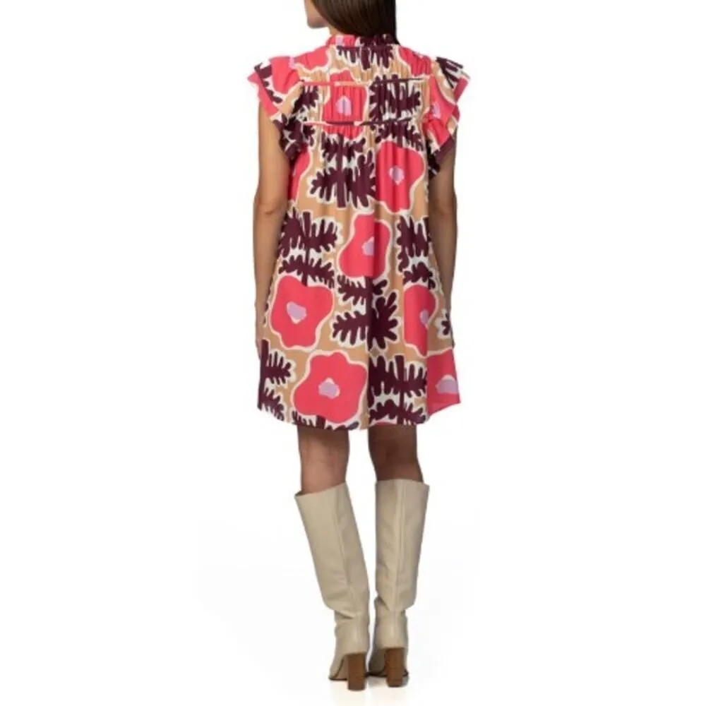 Crosby by Mollie Burch Bradley Mini Dress in Mod Poppy NWT Sz. S - Image 2