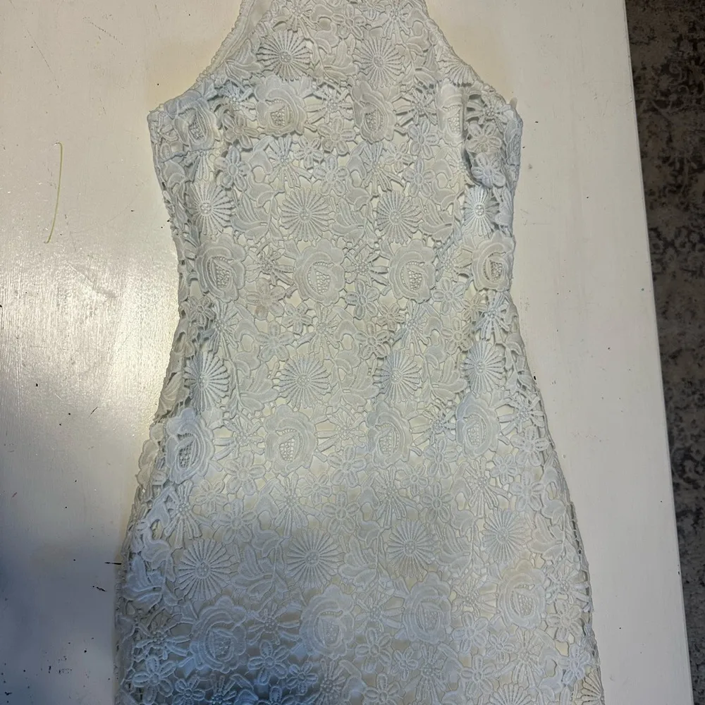 Lulu's White Halter Sheath Dress - Image 2